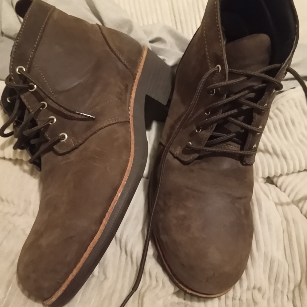 Worx By Red Wing  Dark Brown Steel Toe Chukka Boots